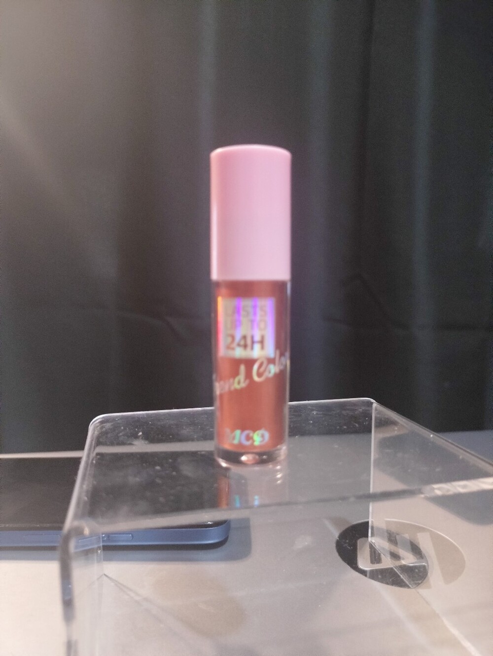 Long-Wear Liquid Lipstick - Pink Cap, Brown Shade